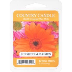 Country Candle Sunshine & Daisies illatos viasz aromalámpába 64 g