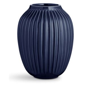 Hammershoi sötétkék agyagkerámia váza, magasság 25 cm - Kähler Design