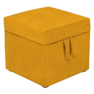 Cube sárga zsámoly tárolóhellyel - KICOTI