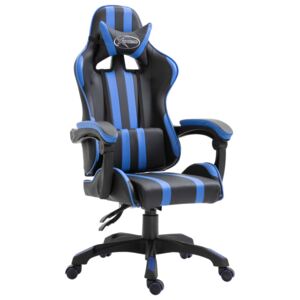 Kék műbőr gamer szék