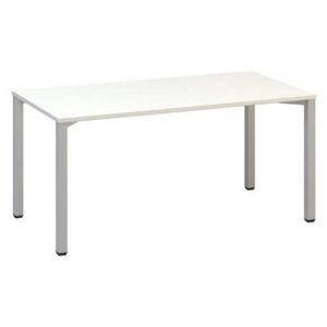 Alfa 200 irodai asztal, 160 x 80 x 74,2 cm, egyenes kivitel, fehér mintázat, RAL9022