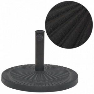 Kör alakú, fekete gyanta napernyő talp 14 kg