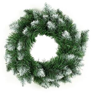 Karácsonyi Koszorú Polar Zöld / Fehér, Ø50 cm