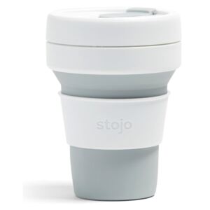 Pocket Cup Dove fehér-szürke összecsukható pohár, 355 ml - Stojo