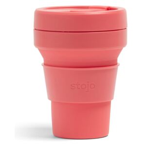 Pocket Cup Coral rózsaszín összecsukható pohár, 355 ml - Stojo