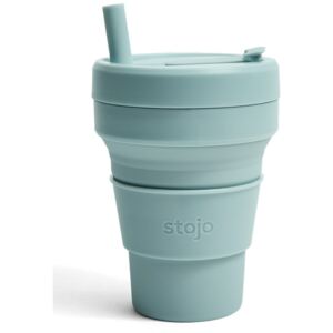 Biggie Aquamarine kék összecsukható pohár, 470 ml - Stojo