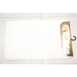 Fürdőszobai szőnyeg SEBANO-PLAIN M01 - fehér (50x80 cm)