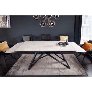 Széthúzható kerámia étkezőasztal Callen 180-220-260 cm beton