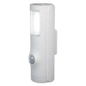 LEDVANCE NIGHTLUX Torch White, beltéri, fehér LED lámpa fény- és mozgásérzékelővel, 3xAAA elemmel, 0.35 W, foglalat: LED modul, IP54 védelem, 4000 K színhőmérséklet, 10 lm fényerő, 2 év garancia